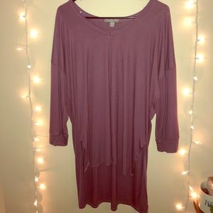 Oversized long 3/4 sleeve t-shirt